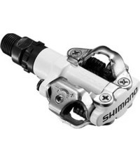 Pedāļi Shimano M520 + plāksnītes (baltas)
