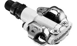 Pedals Shimano M520 + cleats (white)