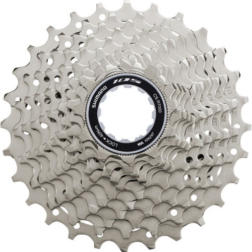 Aizmugurējais zvaigznīšu bloks Shimano 105 R7000 11-25T (kasete, 11 pārnesumi)