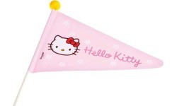Hello Kitty flag for children's bike, axle-mounted, 160 cm