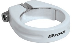 Sēdekļa stūres apskava FORCE 34,9 mm (alumīnija, balta)