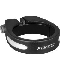 Sēdekļa staba apskava FORCE 34,9mm (alumīnija, melna)