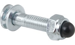 Bolt for saddle clamp M8x35mm (silver)