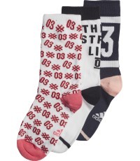 Носки детские Adidas YA GR Scks 3PP White Black Red EI6181