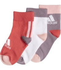 Носки Adidas LK Ankle S 3PP Red White Purple