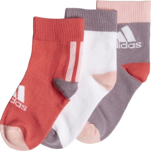 Adidas zeķes LK Ankle S 3PP Red White Purple