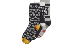Adidas Kids Socks YA GR 3PP Black Grey ED8645