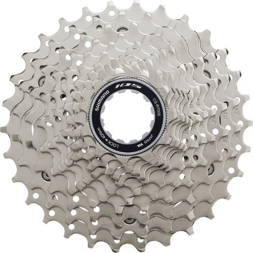 Aizmugurējā zvaigznīšu kasete Shimano 105 R7000 11-30T (kasete, 11 pārnesumi)