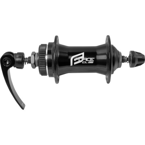 Передняя втулка FORCE CL-22 32H с эксцентриком (алюминиевая, чёрная)