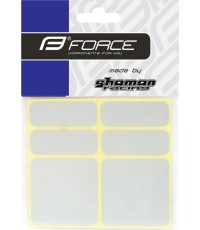 FORCE reflective stickers (6 pcs, silver)