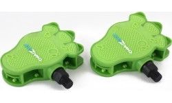 Bērnu velosipēda pedāļi Kidzamo Flamy 1/2" (zaļi)