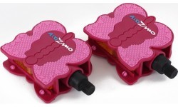 Детские педали Kidzamo Butterfly 1/2" (розовые)