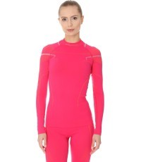 Women’s Long-Sleeved T-Shirt Brubeck Thermo - Fuchsia