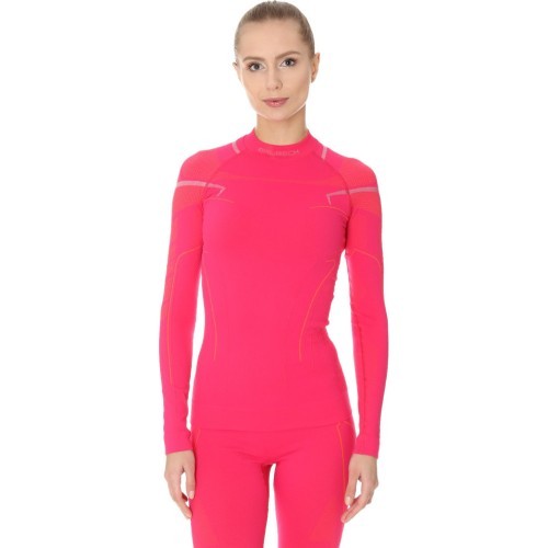 Women’s Long-Sleeved T-Shirt Brubeck Thermo - Fuchsia