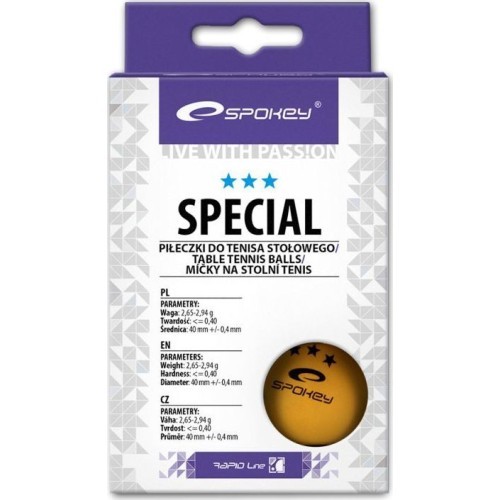 Мячи для настольного тенниса Spokey Special 6 шт. 81877