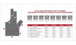 Бильярдная перчатка Cuetec Axis, 3 пальца, серая, XL