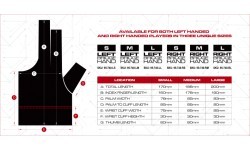 Бильярдная перчатка Cuetec Axis, 3-палая, чёрно-красная, на правую руку, L