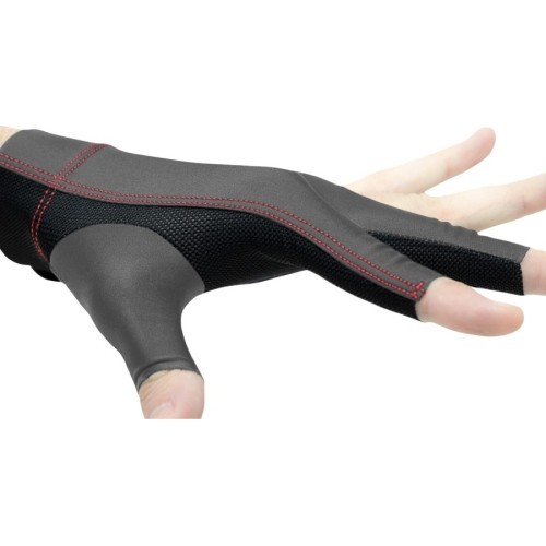 Бильярдная перчатка Cuetec Axis, 3-палая, серая, S