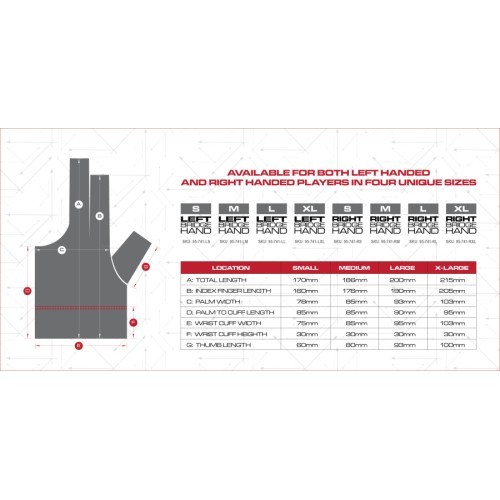 Бильярдная перчатка Cuetec Axis, 3-палая, серая, S