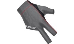 Biljarda cimds Cuetec Axis, 3 pirkstu, labajai rokai, pelēks, M
