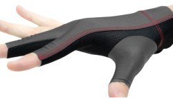 Бильярдная перчатка Cuetec Axis, 3-палая, серая, на правую руку, XL