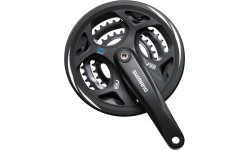 Передняя система звёзд Shimano Altus FC-M311, 3x7/8 скор., 48-38-28T, 175 мм