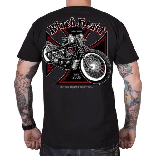 T-Shirt BLACK HEART Grinder - Black