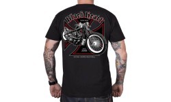 T-krekls BLACK HEART Grinder - Melna