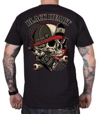 T-Shirt BLACK HEART Commander - Black