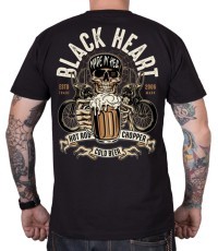 Футболка BLACK HEART Beer Biker - Чёрный