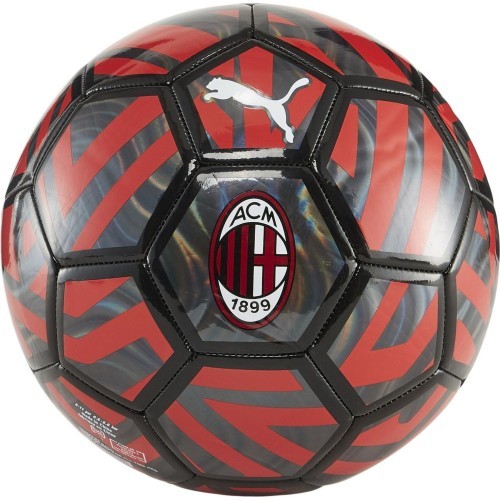 Puma ACM Fan Ball futbola bumba, melna/sarkana, 084043 01