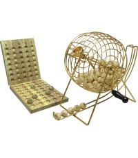 Bingo loterijas bungas ar piederumiem, 24 cm