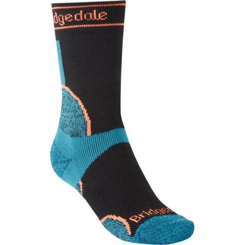 Женские носки из мериноса Trail Run T2 Sport Crew, чёрные, S - 845