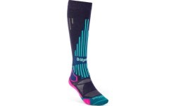 Sieviešu slēpošanas zeķes Lightweight, tumši džinsu/rozā S - 321