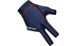 Бильярдная перчатка Cuetec Axis, 3-палая, на правую руку, тёмно-синяя-красная, S