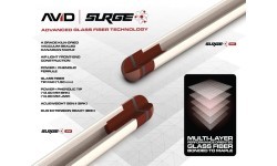 Billiard Cue, Pool, Cuetec Avid Surge Jump, gold, 3/8x14