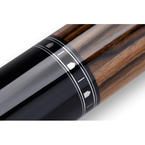 Billiard Cue, Pool, Cuetec Cynergy Truewood Gen 2, ebony II NW, 3/8x14, 11.8mm