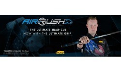 Biljarda kijs Predator Air Rush Jump, Sport Wrap, trīsdaļīgs, balts, Uni-Loc