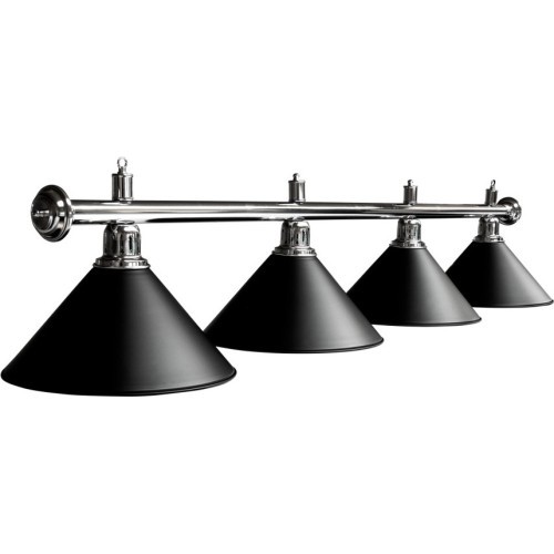 Pool Table Light, Blacklight, Black, 4-shades, Ø 35 cm, 180 cm