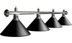 Pool Table Light, Blacklight, Black, 4-shades, Ø 35 cm, 180 cm