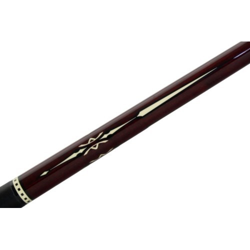 Biljarda ķijs Cuetec Warrior, bordo, 3/8x14