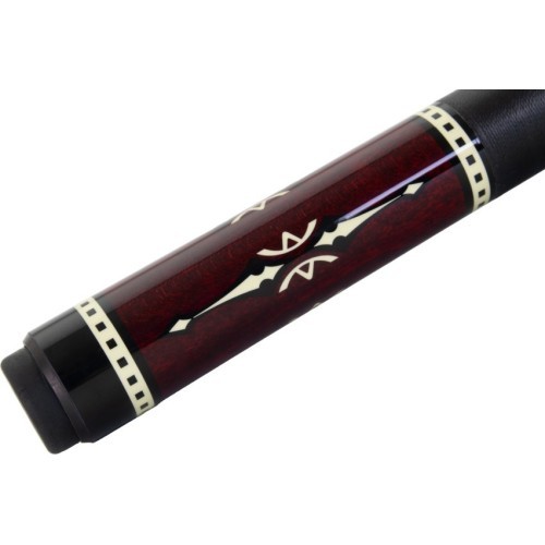 Biljarda ķijs Cuetec Warrior, bordo, 3/8x14
