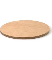 Plakana paplāksne galda kājām, MDF, 115 mm diametrs, 5 mm biezums