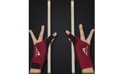 Biljarda cimds Mezz MGR-R, bordo, L&XL