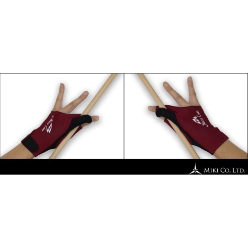 Biljarda cimds Mezz MGR-R, bordo, L&XL