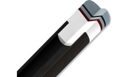 Bileta kija galviņa Cuetec Cynergy CT-15K Carbon, 3/8x14, 21,3mm savienojums, 12,5mm