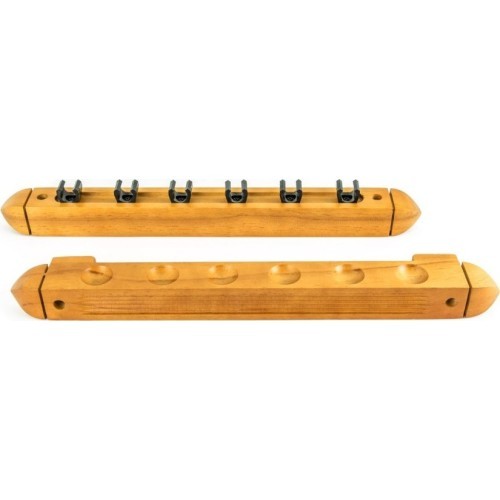 Biljarda ķiju statīvs Roman, ozols, 40 cm, 6 ķijām