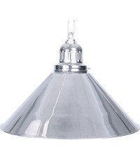 Biljarda lampa, sudraba, Ø 35 cm