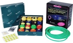Biljarda bumbiņu komplekts Aramith glow in the dark, 57,2 mm, Pool