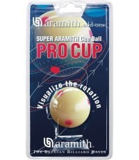 Treniņu biljarda bumba Aramith Pro-Cup Cue Ball, 57,2 mm, Pool